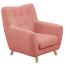 KaguBuy ダリア ソファ ソファー 1人掛け 幅82cm 1人掛けソファ ファブリック張り ファブリックソファ ラブソファ 1Pソファ リビングソファ アームソファ 肘掛け付き 韓国 韓国インテリア