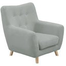 KaguBuy ダリア ソファ ソファー 1人掛け 幅82cm 1人掛けソファ ファブリック張り ファブリックソファ ラブソファ 1Pソファ リビングソファ アームソファ 肘掛け付き 韓国 韓国インテリア