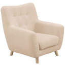 KaguBuy ダリア ソファ ソファー 1人掛け 幅82cm 1人掛けソファ ファブリック張り ファブリックソファ ラブソファ 1Pソファ リビングソファ アームソファ 肘掛け付き 韓国 韓国インテリア