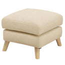 KaguBuy ダリア オットマン ソファ スツール 1人掛け 幅50cm  ファブリック張り ファブリックソファ 布張りソファ  リビングソファ アームソファ 肘掛け付き 韓国 韓国インテリア