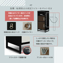 KaguBuy  リフェーシア ポスト一体型宅配ボックス 宅配BOX 2段 ポスト付き宅配ロッカー 大容量 両開き 防犯 防水 防塵 置き型 ポスト一体型 配達ボックス 選べる3色