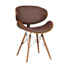 ピトー ダイニングチェア 背もたれ付き イームズチェア おしゃれ カフェ風 チェア シェルチェア イームズチェア PU 木製