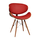 ピトー ダイニングチェア 背もたれ付き イームズチェア おしゃれ カフェ風 チェア シェルチェア イームズチェア PU 木製