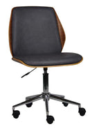 KaguBuy ジャックス オフィスチェア オフィスチェアー 昇椅子 チェア イス チェアー PU 木製 在宅勤務 テレワーク