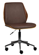 KaguBuy ジャックス オフィスチェア オフィスチェアー 昇椅子 チェア イス チェアー PU 木製 在宅勤務 テレワーク