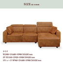 【開梱設置】KaguBuy プローラ 3人掛け 3Pソファ カウチソファ L字 幅240cm ハイバック ヘッドリクライニング 3P 3人 3人用 ソファー ソファ コーナーソファー Plora アウトレット【大型商品】