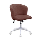 オフィスチェア パソコンチェア 回転チェア 昇降チェア 1人掛け 昇降 肘なし ファブリック ボア生地 北欧 モダン 一人用 おしゃれ シンプル 新生活 ユウ