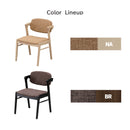 ダイニングチェア 2脚セット 4脚セット 木製 カラー ファブリック シンプル おしゃれ カフェ風 北欧 ダイニング 椅子 イス いす チョコ