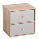 キューブボックス CUBE BOX オープン 木扉付き 棚付き 引出し付き 収納ボックス くすみカラー カラーボックス 木製 収納棚 リビング収納 おしゃれ ナチュラル キューベル