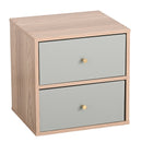 キューブボックス CUBE BOX オープン 木扉付き 棚付き 引出し付き 収納ボックス くすみカラー カラーボックス 木製 収納棚 リビング収納 おしゃれ ナチュラル キューベル