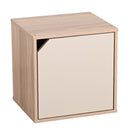 キューブボックス CUBE BOX オープン 木扉付き 棚付き 引出し付き 収納ボックス くすみカラー カラーボックス 木製 収納棚 リビング収納 おしゃれ ナチュラル キューベル