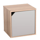 キューブボックス CUBE BOX オープン 木扉付き 棚付き 引出し付き 収納ボックス くすみカラー カラーボックス 木製 収納棚 リビング収納 おしゃれ ナチュラル キューベル