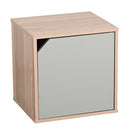 キューブボックス CUBE BOX オープン 木扉付き 棚付き 引出し付き 収納ボックス くすみカラー カラーボックス 木製 収納棚 リビング収納 おしゃれ ナチュラル キューベル