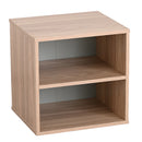 キューブボックス CUBE BOX オープン 木扉付き 棚付き 引出し付き 収納ボックス くすみカラー カラーボックス 木製 収納棚 リビング収納 おしゃれ ナチュラル キューベル