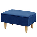 KaguBuy モネ オットマン 1人掛け 脚取り外し可能 ローソファ 一人暮らし テーブル スツール 1P コンパクト 新生活 アウトレット