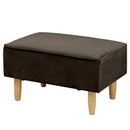 KaguBuy モネ オットマン 1人掛け 脚取り外し可能 ローソファ 一人暮らし テーブル スツール 1P コンパクト 新生活 アウトレット