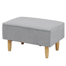 KaguBuy モネ オットマン 1人掛け 脚取り外し可能 ローソファ 一人暮らし テーブル スツール 1P コンパクト 新生活 アウトレット