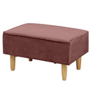 KaguBuy モネ オットマン 1人掛け 脚取り外し可能 ローソファ 一人暮らし テーブル スツール 1P コンパクト 新生活 アウトレット