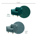 KaguBuy ナターリア ソファー ベロア調 1人掛け 1人用 ソファ リビング おしゃれ かわいい リビング シンプル モダン 肘かけ ワンルーム コンパクト ローソファ 新生活