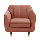 KaguBuy ナターリア ソファー ベロア調 1人掛け 1人用 ソファ リビング おしゃれ かわいい リビング シンプル モダン 肘かけ ワンルーム コンパクト ローソファ 新生活