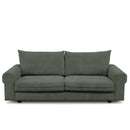 3人掛けソファ ソファ ３人掛け 北欧 木脚 高級 モダン 羽毛 シリコンフィル ポケットコイル 布 コーデュロイ ファブリック ひじ掛け 3Pソファ リビングソファー エテル【大型商品】