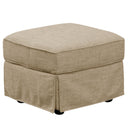 オットマン スツール 単品 脚 フェザー 羽毛 布地 ウレタン ハイバック 一人暮らし 1人 裾スカート エレガント 北欧 おしゃれ グレー ブラウン ベージュ スカート サト アウトレット