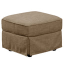 オットマン スツール 単品 脚 フェザー 羽毛 布地 ウレタン ハイバック 一人暮らし 1人 裾スカート エレガント 北欧 おしゃれ グレー ブラウン ベージュ スカート サト アウトレット