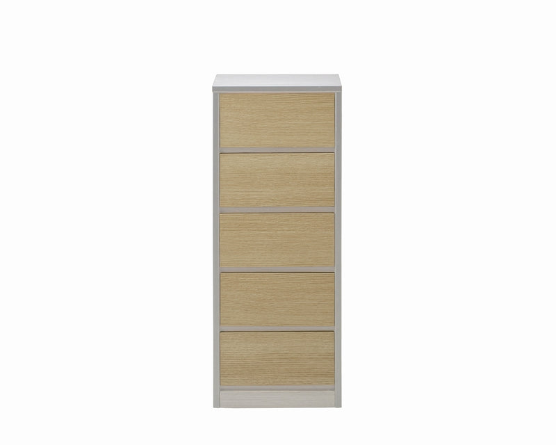 KaguBuy ラース チェスト タンス 幅40 5段 完成品 ハイチェスト たんす 国産 大川家具 引出し 収納家具 収納 木製 リビング クローゼット 北欧 モダン