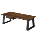 KaguBuy リオス センターテーブル スタイリッシュ 幅120 ローテーブル 収納 引出し 左右付け替え 送料無料 テーブル デスク ウレタン センターテーブル リビング モダン おしゃれ lios