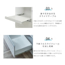 KaguBuy ヤミル 国産 キッチンカウンター 幅90 幅120 完成品 食器棚 キッチンボード レンジ台 キッチンラック ダイニングボード 扉収納 カウンター キッチン収納 スライド 大型レンジ対応 大川家具 木製【大型商品】