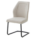 クノ 2337 ダイニングチェア 2脚セット チェア チェアー 椅子 イス ダイニング ダイニングチェア  リビング アイアン ファブリック