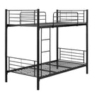 KaguBuy ロア 2段ベッド シングルサイズ はしご 上下分割可 ワイヤーメッシュ コンパクト フレーム スチール 収納 一人暮らし シンプル かわいい モダン シングル 二人用 一人用 家族 子ども用 ベット シングルベット 単体