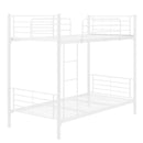 KaguBuy ロア 2段ベッド シングルサイズ はしご 上下分割可 ワイヤーメッシュ コンパクト フレーム スチール 収納 一人暮らし シンプル かわいい モダン シングル 二人用 一人用 家族 子ども用 ベット シングルベット 単体