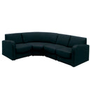 【開梱設置】KaguBuy アイン コーナーソファ4点セット ソファセット 3人掛け 合皮 合成皮革 PVC シンプル 3P 3人用 コーナーソファ ソファ コーナー リビング【大型商品】