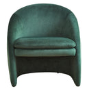 KaguBuy エイナ 1人掛けソファ ベルベット ファブリック モダン 布地 肘あり 高級感 コンパクト 一人暮らし ワンルーム かわいい