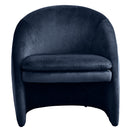 KaguBuy エイナ 1人掛けソファ ベルベット ファブリック モダン 布地 肘あり 高級感 コンパクト 一人暮らし ワンルーム かわいい