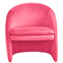 KaguBuy エイナ 1人掛けソファ ベルベット ファブリック モダン 布地 肘あり 高級感 コンパクト 一人暮らし ワンルーム かわいい