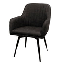 パン ダイニングチェア 2脚セット 回転 肘付き チェア 360度 コーデュロイ チェアー 椅子 イス ダイニング