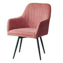 パン ダイニングチェア 2脚セット 回転 肘付き チェア 360度 コーデュロイ チェアー 椅子 イス ダイニング