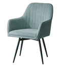 パン ダイニングチェア 2脚セット 回転 肘付き チェア 360度 コーデュロイ チェアー 椅子 イス ダイニング