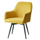 パン ダイニングチェア 2脚セット 回転 肘付き チェア 360度 コーデュロイ チェアー 椅子 イス ダイニング