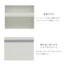 食器棚 レンジボード 幅60cm ホワイト 調湿機能 モイス フルオープン ハイグロスシート 配線穴 機能的 完成品 レンジ台 キッチン 収納 キッチン収納 ダイニング 収納家具 シンプル おしゃれ モダン KaguBuy ヤミル