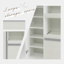 【ブラックフライデー10％OFF】食器棚 ミニキッチンボード 幅70cm ホワイト 調湿機能 モイス フルオープン ハイグロスシート 配線穴 機能的 完成品 レンジ台 キッチン 収納 キッチン収納 ダイニング 収納家具 シンプル おしゃれ モダン KaguBuy ヤミル