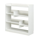 KaguBuy モープ 本棚ラック ブックシェルフ 幅90 絵本ラック オープンラック ブックラック 収納 木製 白 子ども キッズ家具 北欧 おしゃれ 高級感 化粧板 子供 こども かわいい キッズ 韓国風 シンプル ホワイト