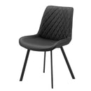 ダイニングチェア 2脚セット 4脚セット 合成皮革 シンプル おしゃれ カフェ風 北欧 ダイニング 椅子 イス いす リオット