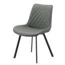 ダイニングチェア 2脚セット 4脚セット 合成皮革 シンプル おしゃれ カフェ風 北欧 ダイニング 椅子 イス いす リオット