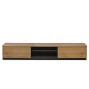 KaguBuy ロール テレビボード 幅180 ローボード 完成品 テレビボード テレビラック TV台 木目 国産