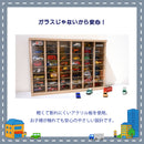 ミニカー収納 大サイズ 小サイズ コレクションケース 卓上 ガラス 扉付き 幅54cm 幅63cm 完成品 小型 キッズ ケース コレクションラック ショーケース ミニカー おしゃれ 収納 棚 サニー