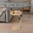 丸テーブル 幅40cm サイドテーブル ソファテーブル コンパクト ナイトテーブル 寝室 リビング ナチュラル ブラウン ホワイト おしゃれ スラーク