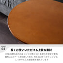 丸テーブル 幅40cm サイドテーブル ソファテーブル コンパクト ナイトテーブル 寝室 リビング ナチュラル ブラウン ホワイト おしゃれ スラーク